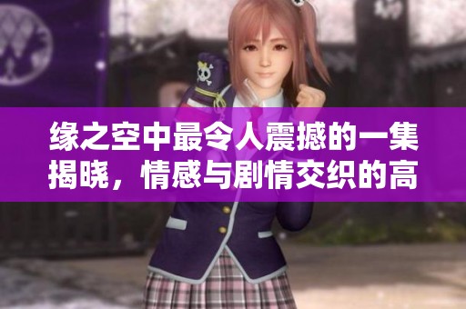 缘之空中最令人震撼的一集揭晓，情感与剧情交织的高潮时刻