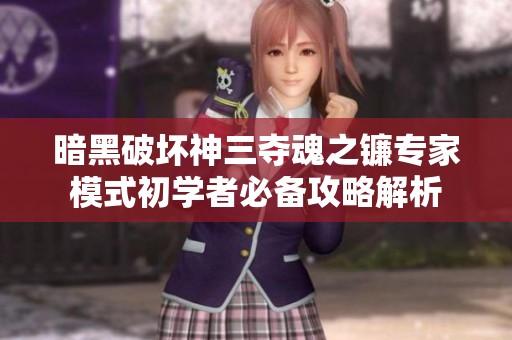 暗黑破坏神三夺魂之镰专家模式初学者必备攻略解析