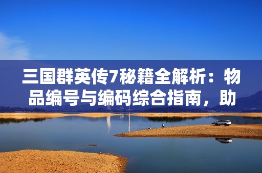 三国群英传7秘籍全解析：物品编号与编码综合指南，助你游戏更畅快