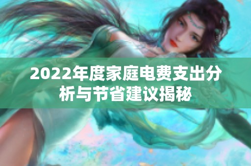 2022年度家庭电费支出分析与节省建议揭秘
