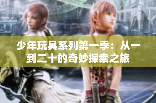 少年玩具系列第一季：从一到二十的奇妙探索之旅