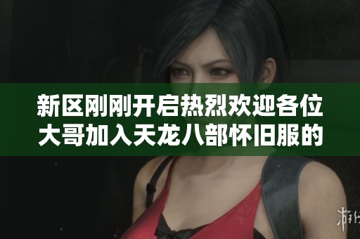 新区刚刚开启热烈欢迎各位大哥加入天龙八部怀旧服的奇幻冒险之旅