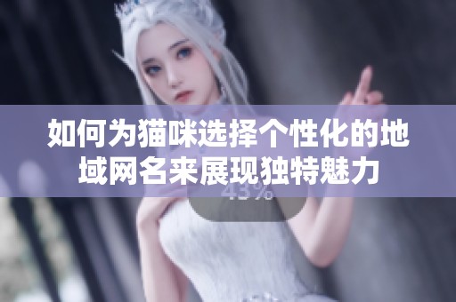 如何为猫咪选择个性化的地域网名来展现独特魅力
