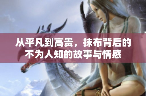 从平凡到高贵，抹布背后的不为人知的故事与情感