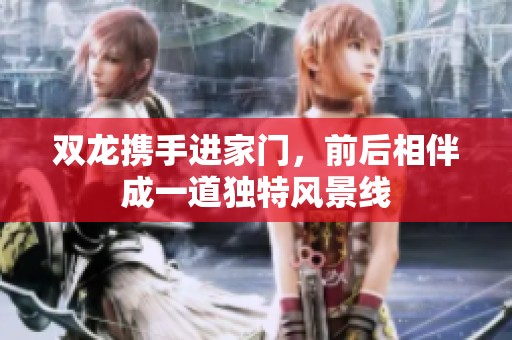 双龙携手进家门，前后相伴成一道独特风景线