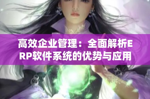 高效企业管理：全面解析ERP软件系统的优势与应用
