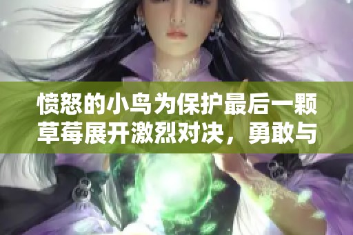 愤怒的小鸟为保护最后一颗草莓展开激烈对决，勇敢与智慧的儿童动画冒险之旅
