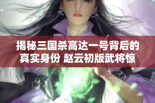 揭秘三国杀高达一号背后的真实身份 赵云初版武将惊人真相分析