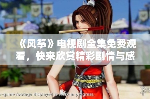 《风筝》电视剧全集免费观看，快来欣赏精彩剧情与感人故事