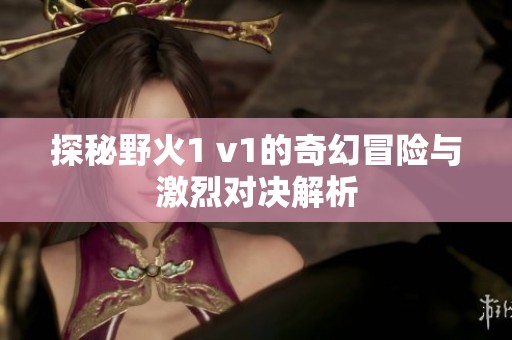探秘野火1 v1的奇幻冒险与激烈对决解析