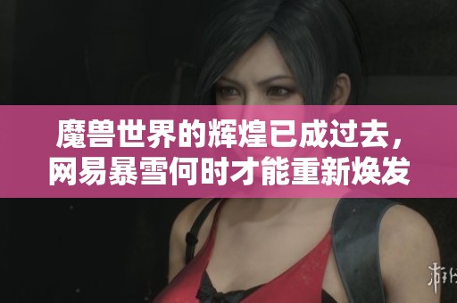 魔兽世界的辉煌已成过去，网易暴雪何时才能重新焕发光彩