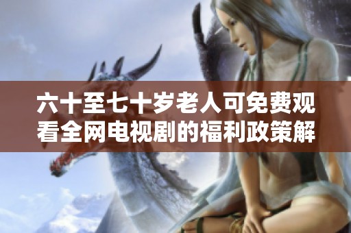 六十至七十岁老人可免费观看全网电视剧的福利政策解读