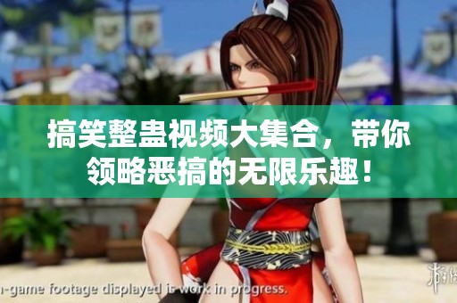 搞笑整蛊视频大集合，带你领略恶搞的无限乐趣！