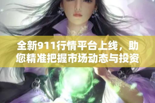 全新911行情平台上线，助您精准把握市场动态与投资机会