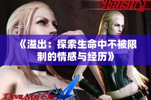 《溢出：探索生命中不被限制的情感与经历》