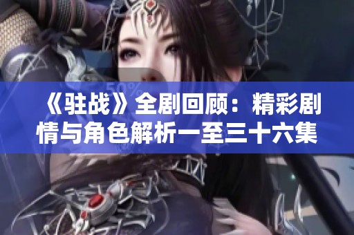 《驻战》全剧回顾：精彩剧情与角色解析一至三十六集全面解读