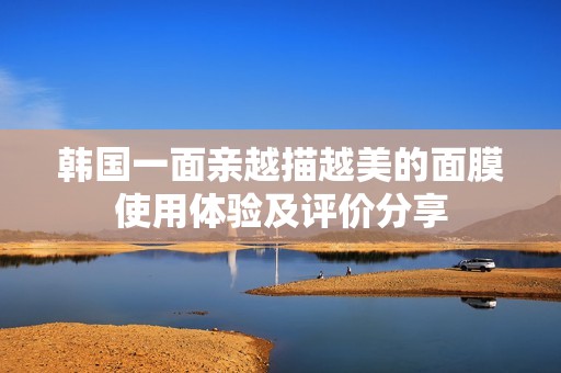 韩国一面亲越描越美的面膜使用体验及评价分享