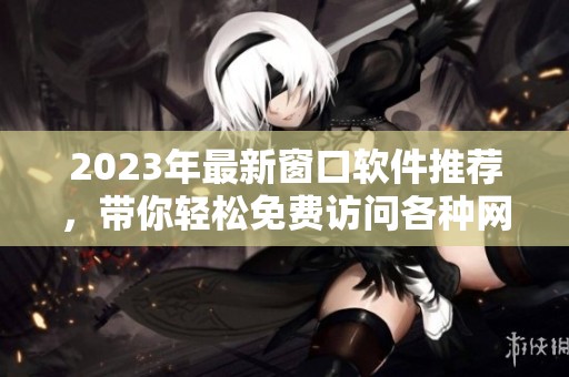 2023年最新窗口软件推荐，带你轻松免费访问各种网站