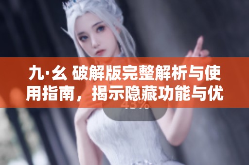 九·幺 破解版完整解析与使用指南，揭示隐藏功能与优势
