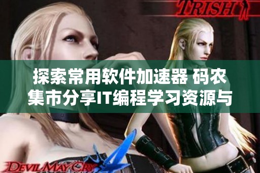 探索常用软件加速器 码农集市分享IT编程学习资源与技能提升之道