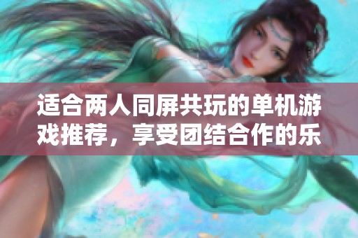 适合两人同屏共玩的单机游戏推荐，享受团结合作的乐趣