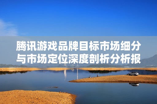 腾讯游戏品牌目标市场细分与市场定位深度剖析分析报告
