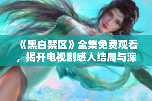 《黑白禁区》全集免费观看，揭开电视剧感人结局与深层寓意
