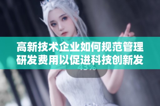高新技术企业如何规范管理研发费用以促进科技创新发展