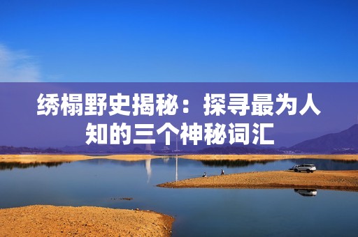 绣榻野史揭秘：探寻最为人知的三个神秘词汇