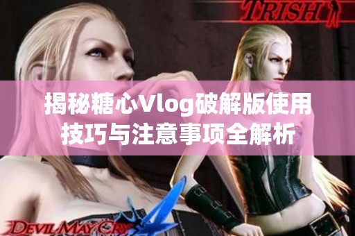 揭秘糖心Vlog破解版使用技巧与注意事项全解析