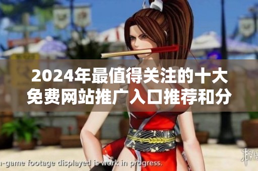 2024年最值得关注的十大免费网站推广入口推荐和分析