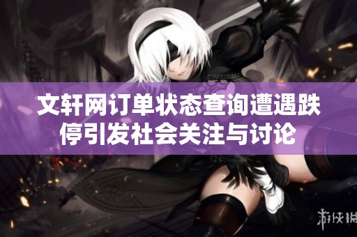 文轩网订单状态查询遭遇跌停引发社会关注与讨论