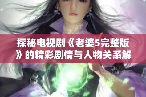 探秘电视剧《老婆5完整版》的精彩剧情与人物关系解析