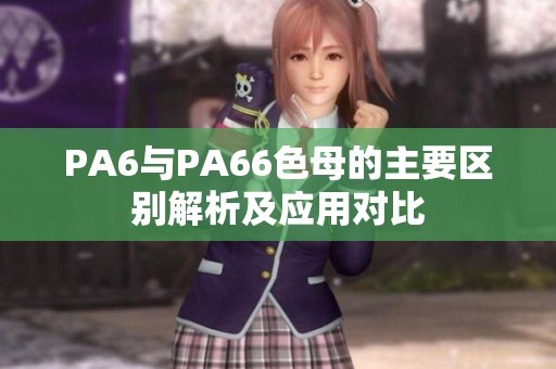 PA6与PA66色母的主要区别解析及应用对比