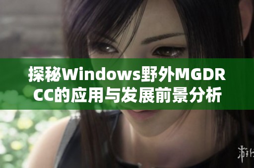 探秘Windows野外MGDRCC的应用与发展前景分析