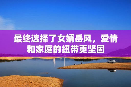 最终选择了女婿岳风，爱情和家庭的纽带更坚固