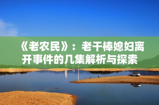 《老农民》：老干棒媳妇离开事件的几集解析与探索