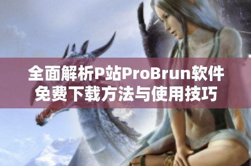 全面解析P站ProBrun软件免费下载方法与使用技巧