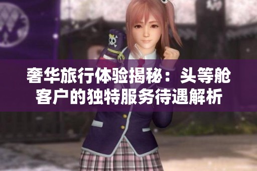 奢华旅行体验揭秘：头等舱客户的独特服务待遇解析