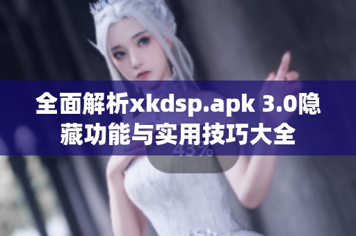 全面解析xkdsp.apk 3.0隐藏功能与实用技巧大全