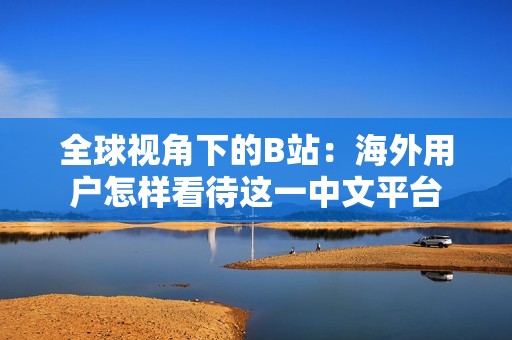 全球视角下的B站：海外用户怎样看待这一中文平台