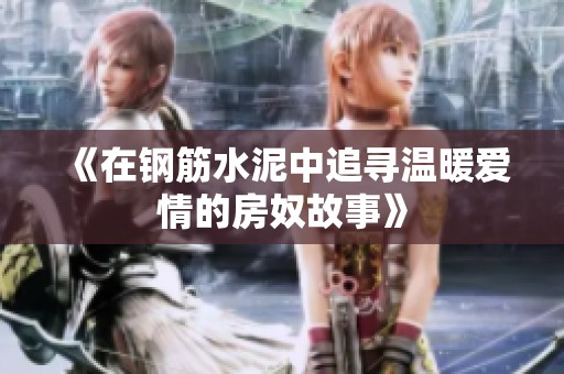 《在钢筋水泥中追寻温暖爱情的房奴故事》