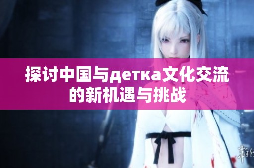 探讨中国与детка文化交流的新机遇与挑战