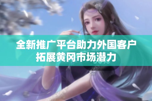 全新推广平台助力外国客户拓展黄冈市场潜力