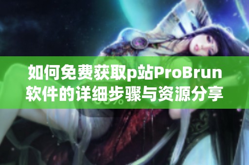 如何免费获取p站ProBrun软件的详细步骤与资源分享