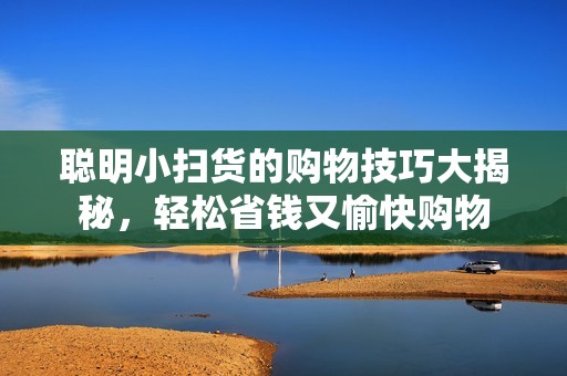 聪明小扫货的购物技巧大揭秘，轻松省钱又愉快购物