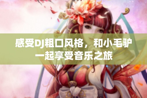 感受DJ粗口风格，和小毛驴一起享受音乐之旅