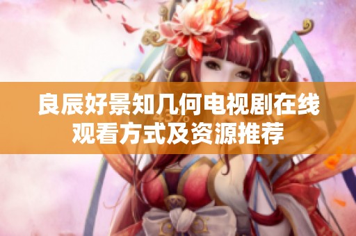 良辰好景知几何电视剧在线观看方式及资源推荐