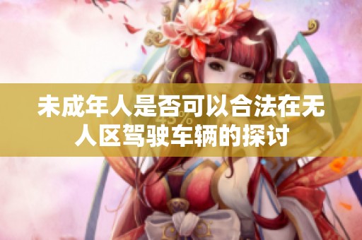 未成年人是否可以合法在无人区驾驶车辆的探讨