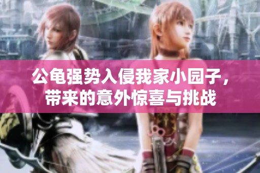 公龟强势入侵我家小园子，带来的意外惊喜与挑战